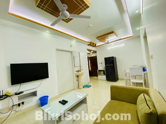 Elegant 2-Bedroom Serviced Apartment for Rent in Bashundhara